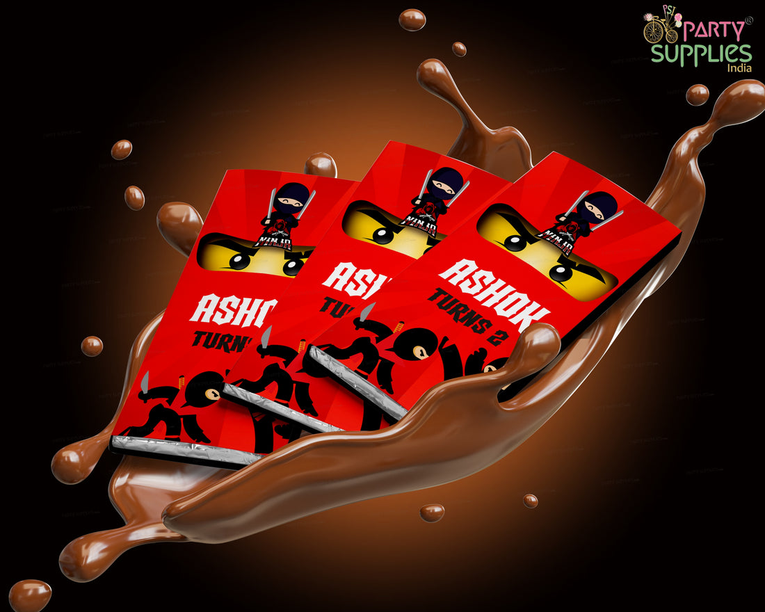 PSI Ninja Theme Home Made Chocolate Return Gifts