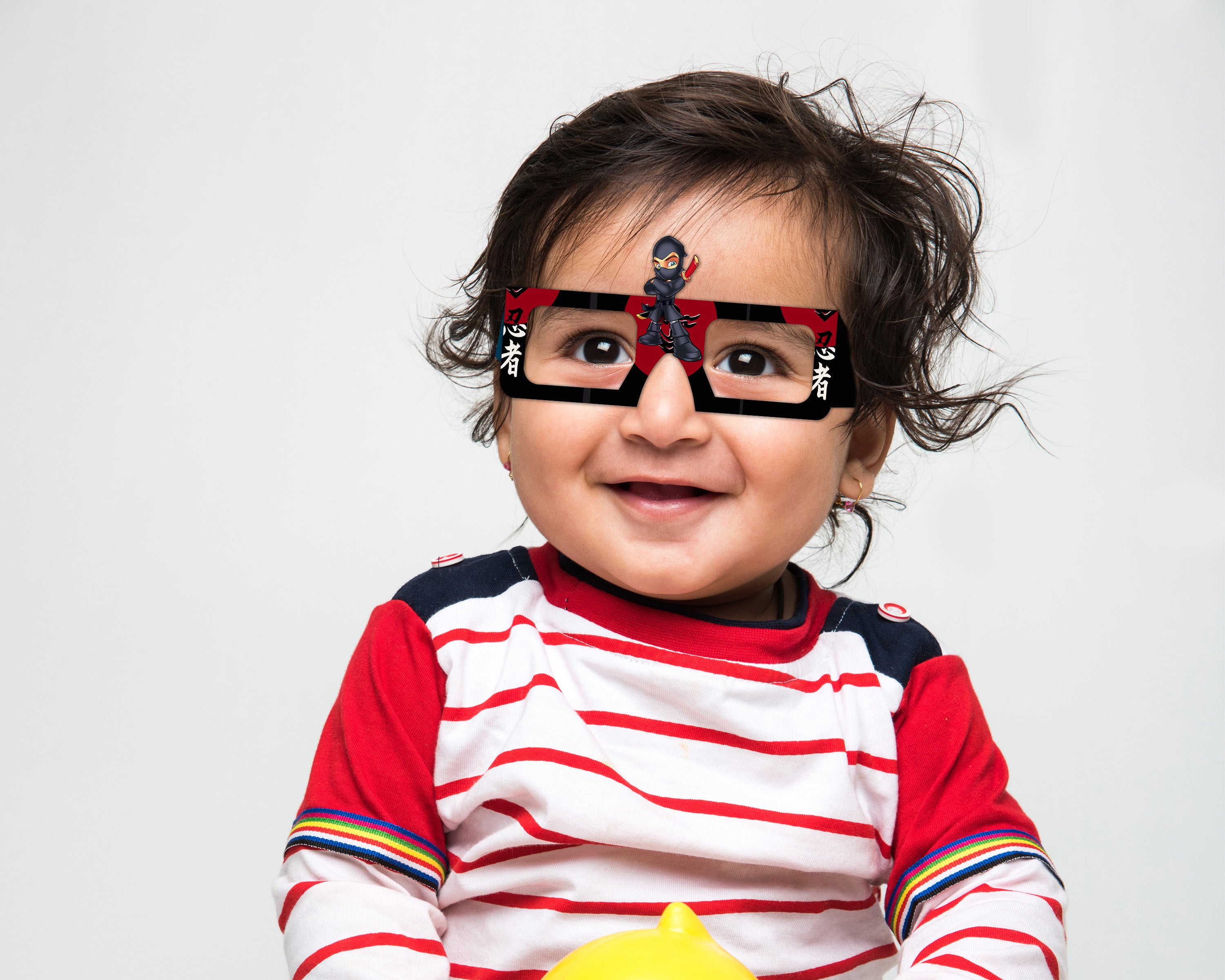 Ninja theme Birthday Party glasses