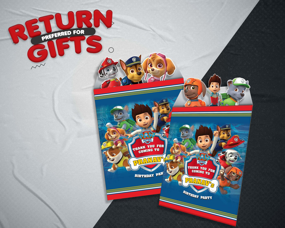Paw Patrol Theme Magnetic Return Gift Pack