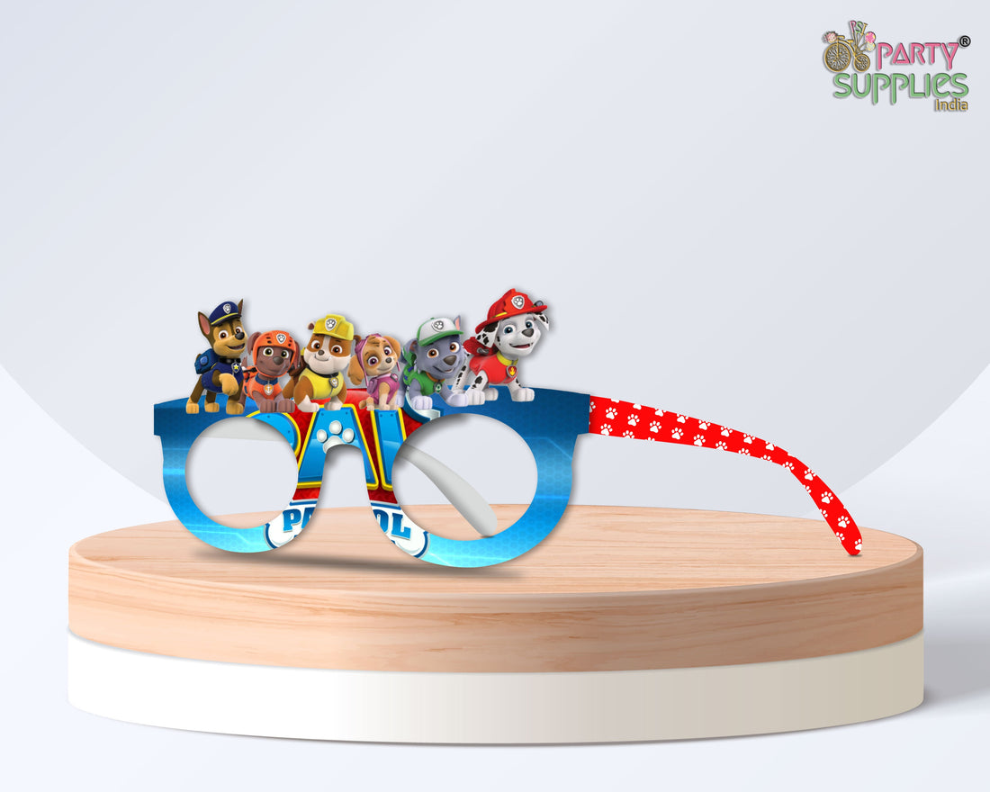 Paw Patrol theme Birthday Party glasses