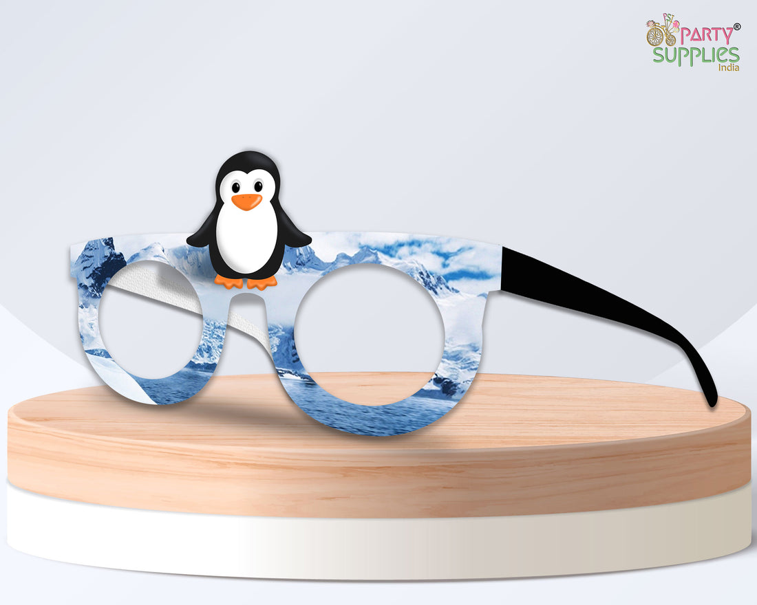 PSI Penguin  theme Birthday Party glasses
