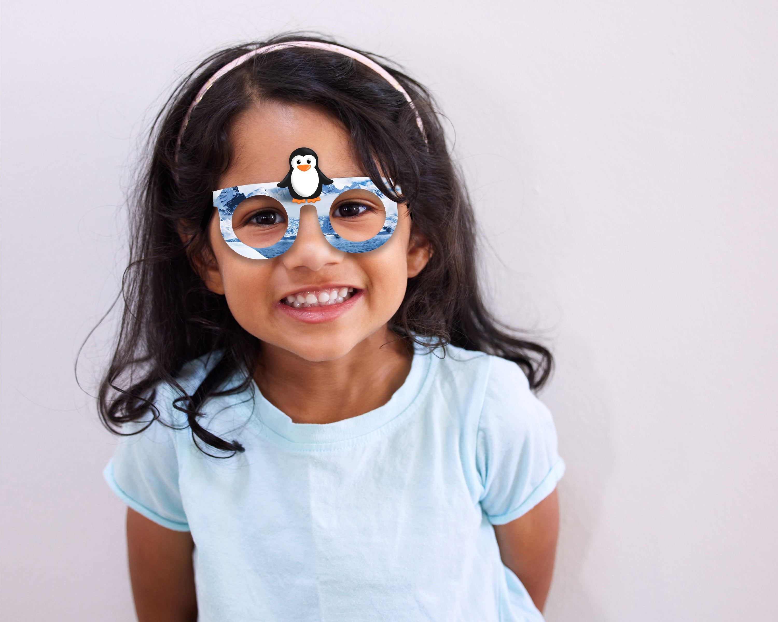 Penguin theme Birthday Party glasses