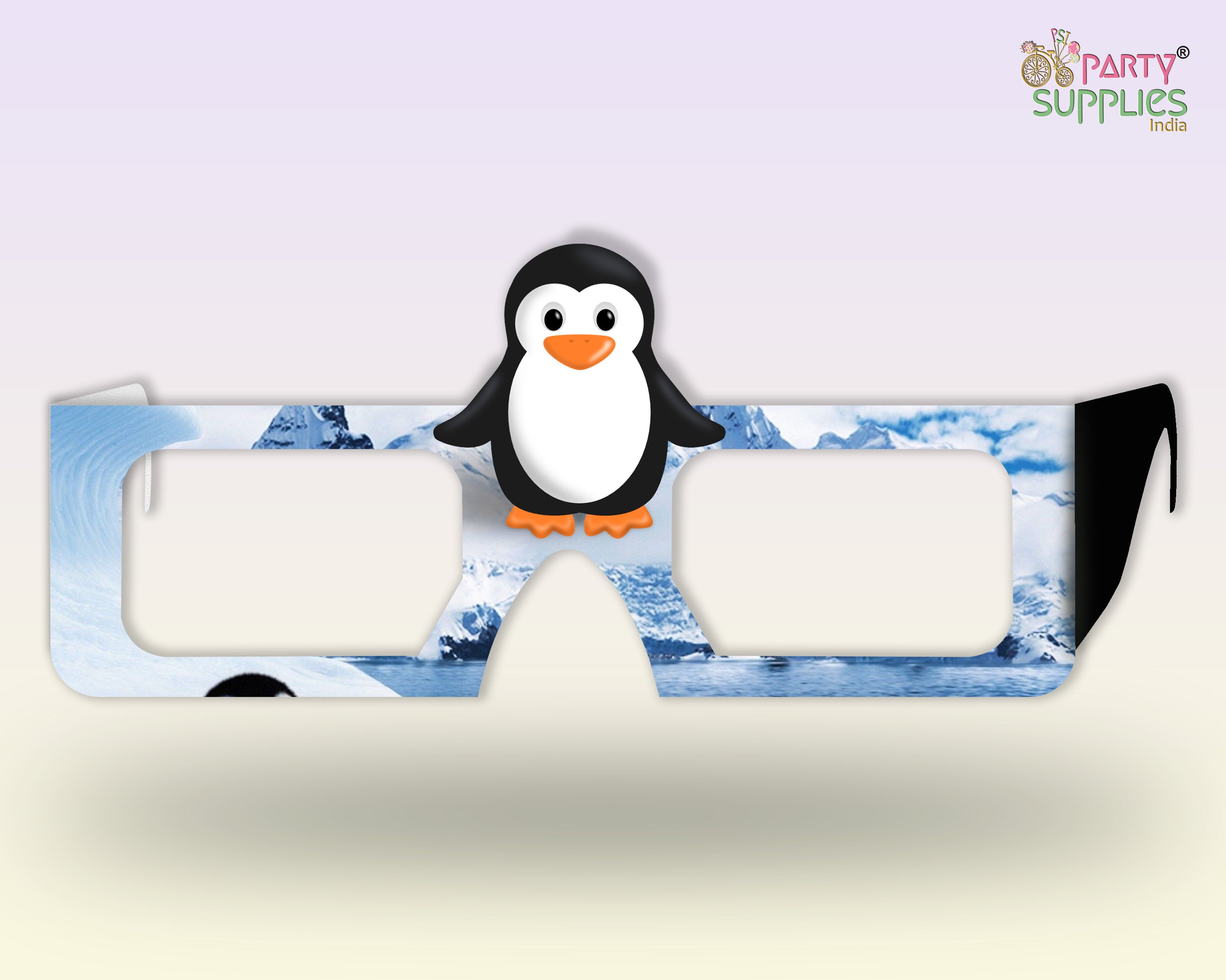 Penguin theme Birthday Party glasses