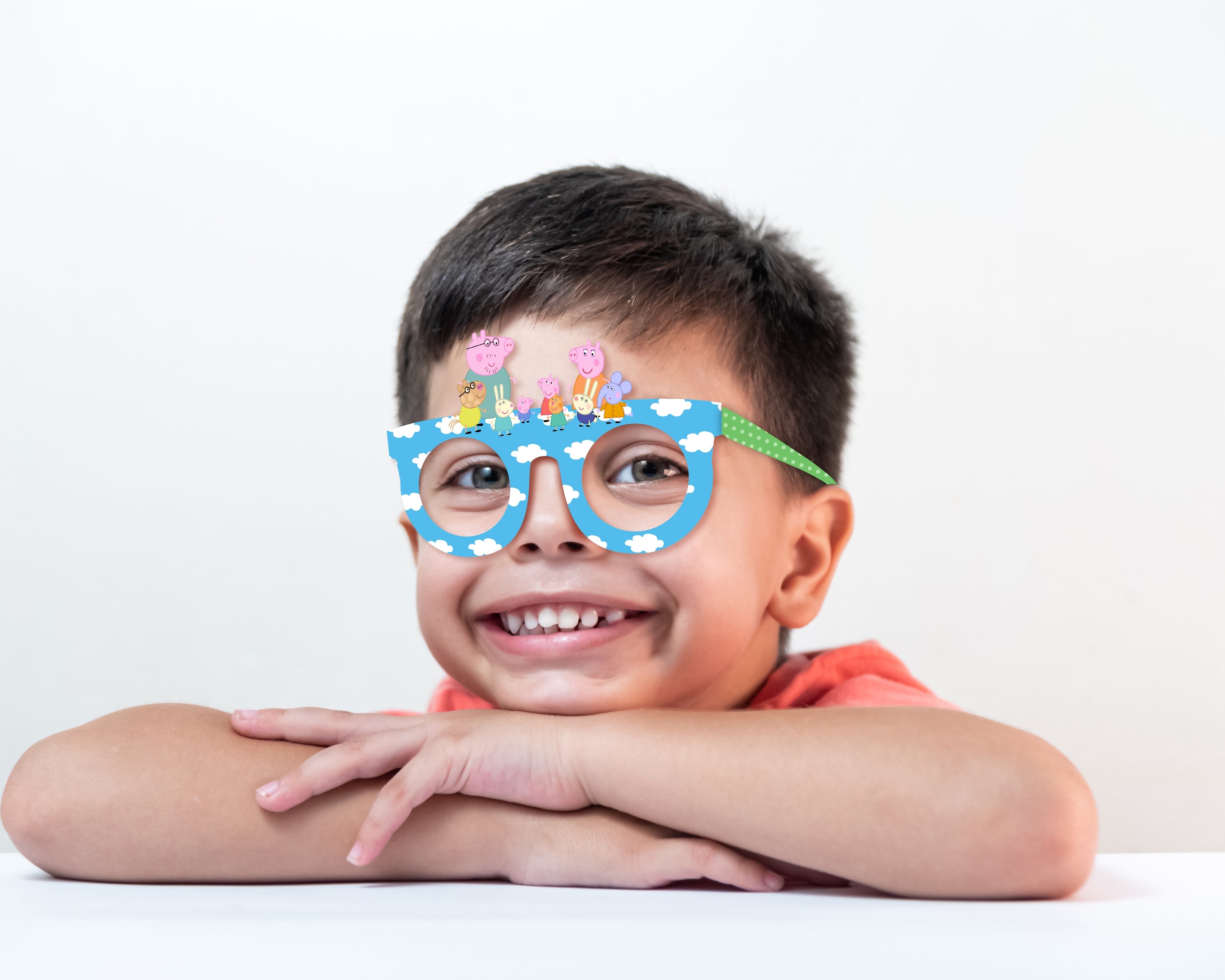 Peppa Pig theme Birthday Party glasses