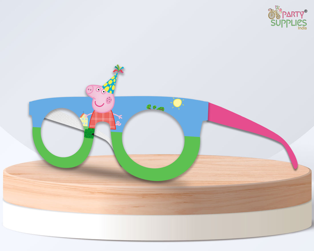 Peppa Pig theme Personalized Birthday Party glasses