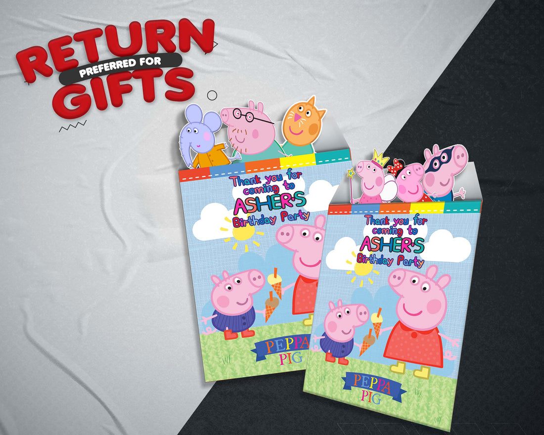 Peppa Pig Theme Mini Magnetic Return Gift Pack