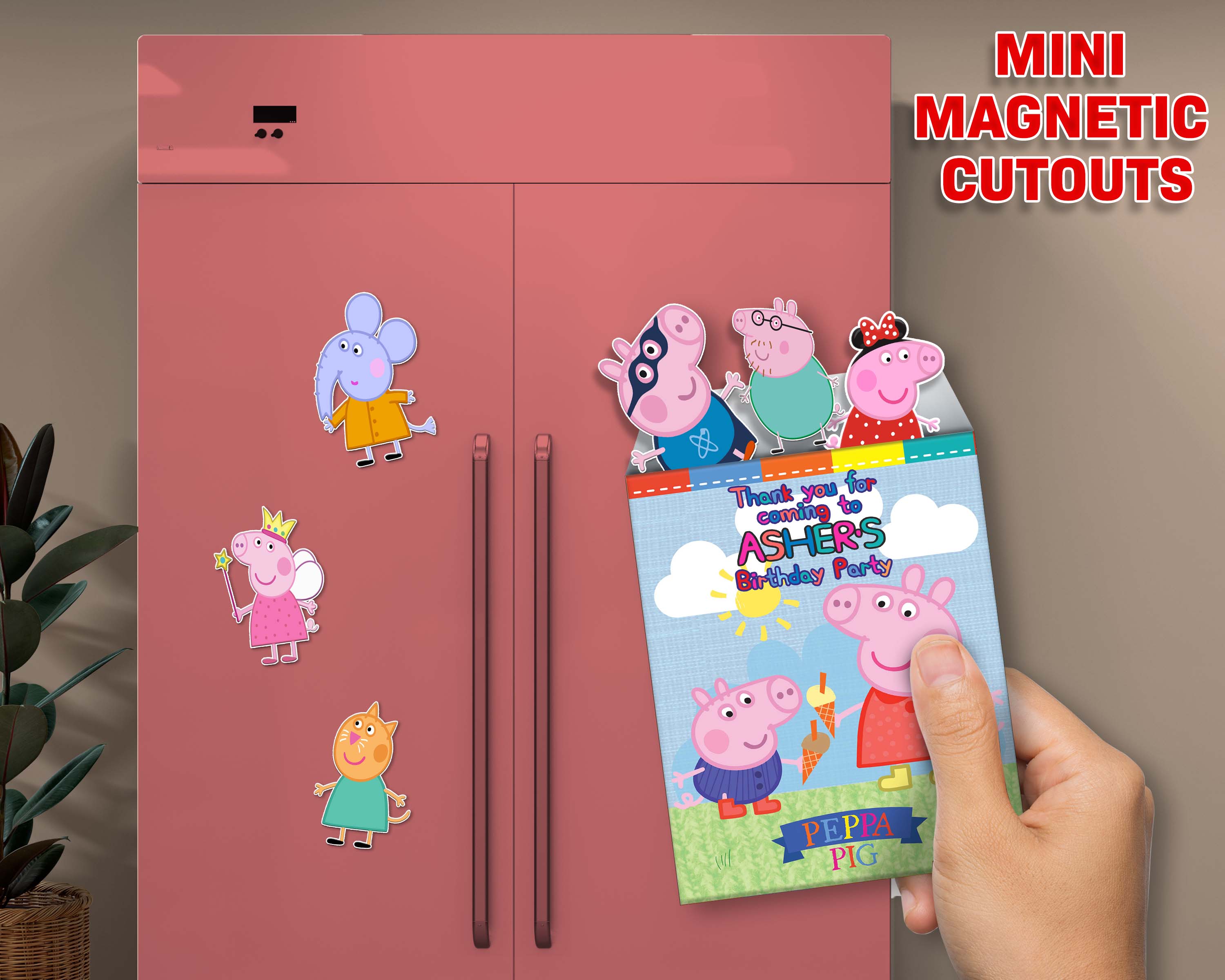 Peppa Pig Theme Mini Magnetic Return Gift Pack
