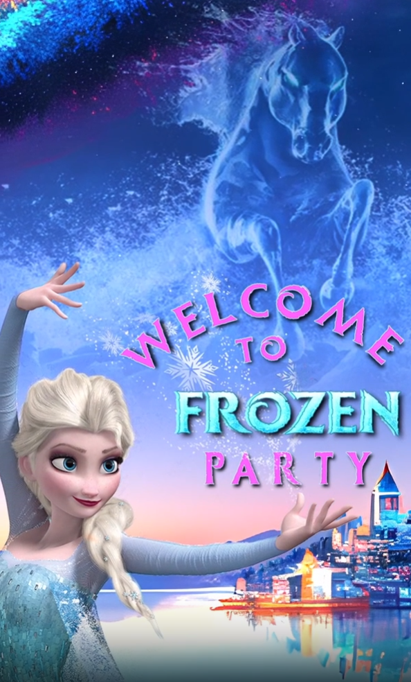 PSI Frozen theme E-Video Invite