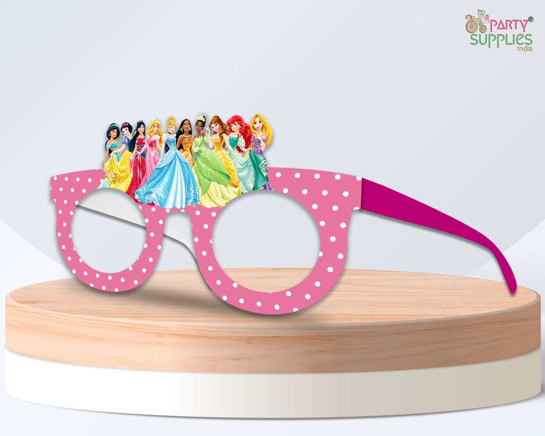 Princess theme Birthday Party glasses