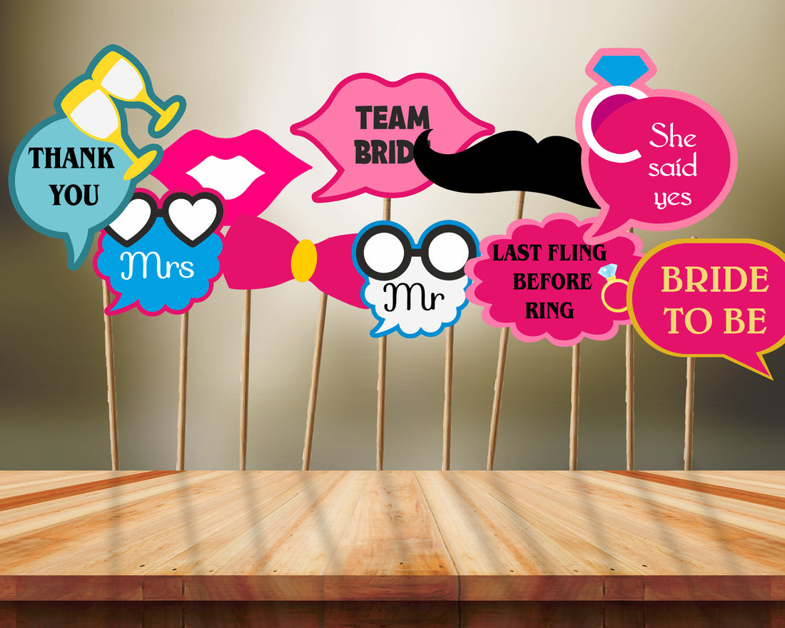 Bride to Be Theme Props