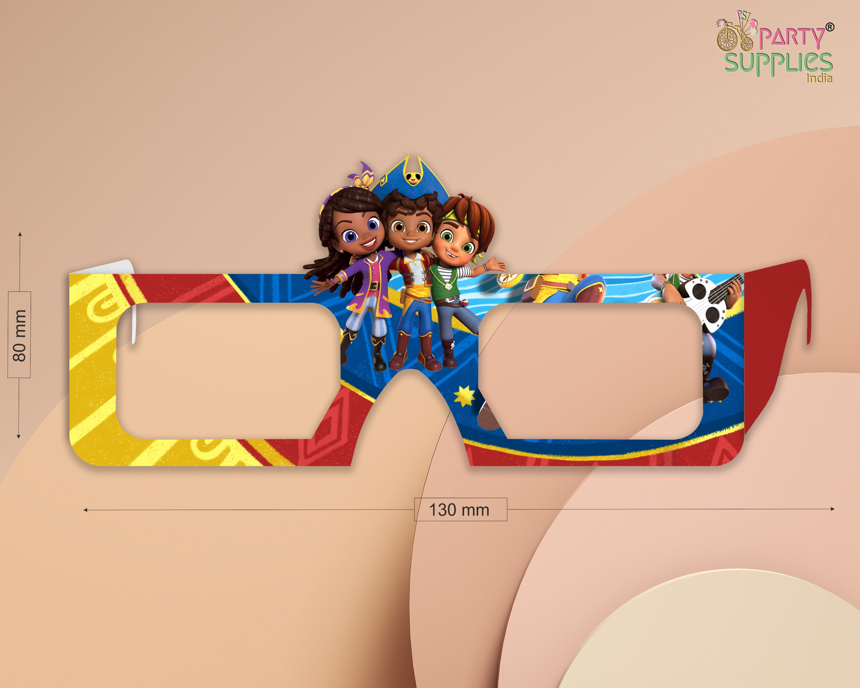 Santiago theme Birthday Party glasses