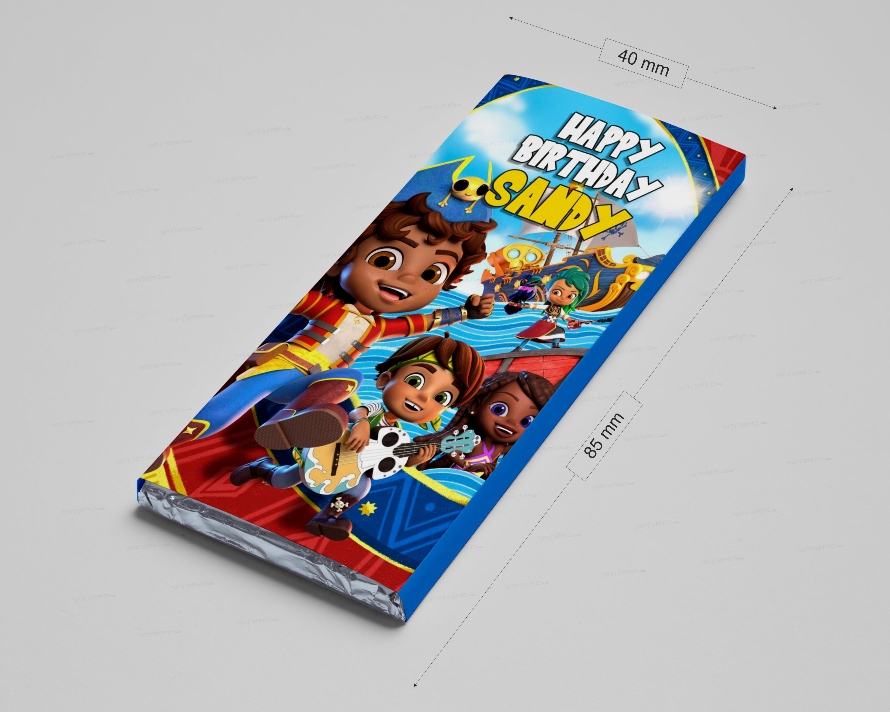 Santiago Theme Home Made Chocolate Return Gifts