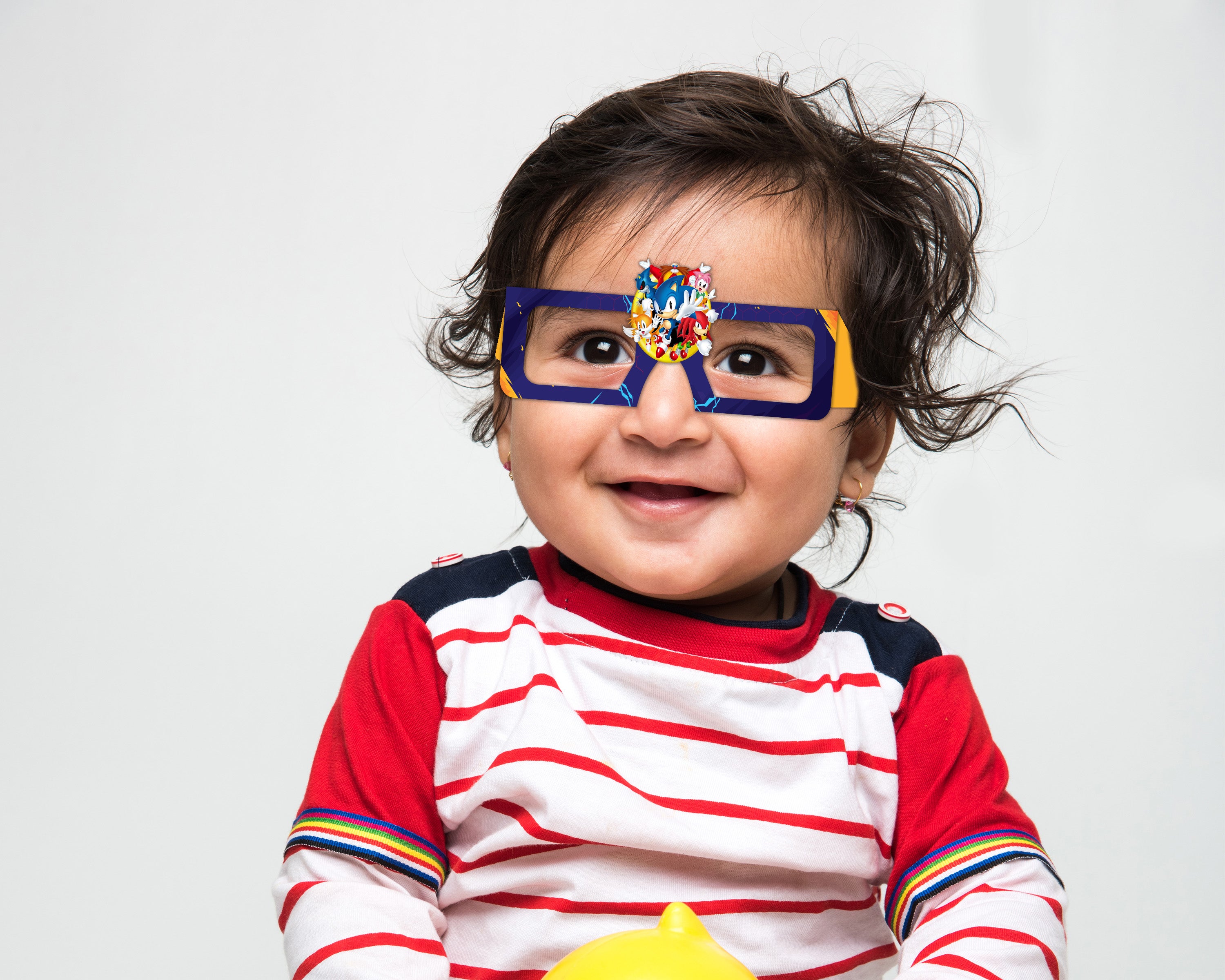 Sonic The Hedgehog theme Birthday Party glasses