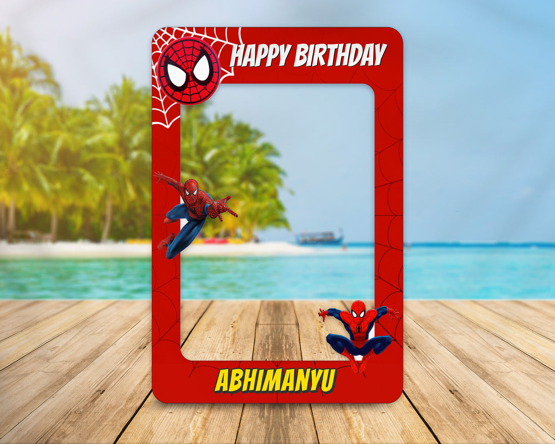 Spiderman Theme Photobooth