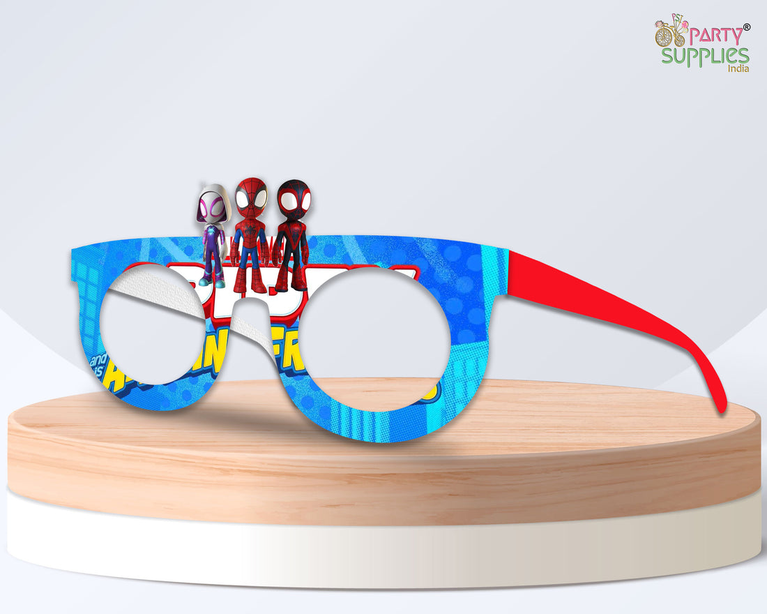 PSI Spidy And His Amazing Friends theme Birthday Party glasses