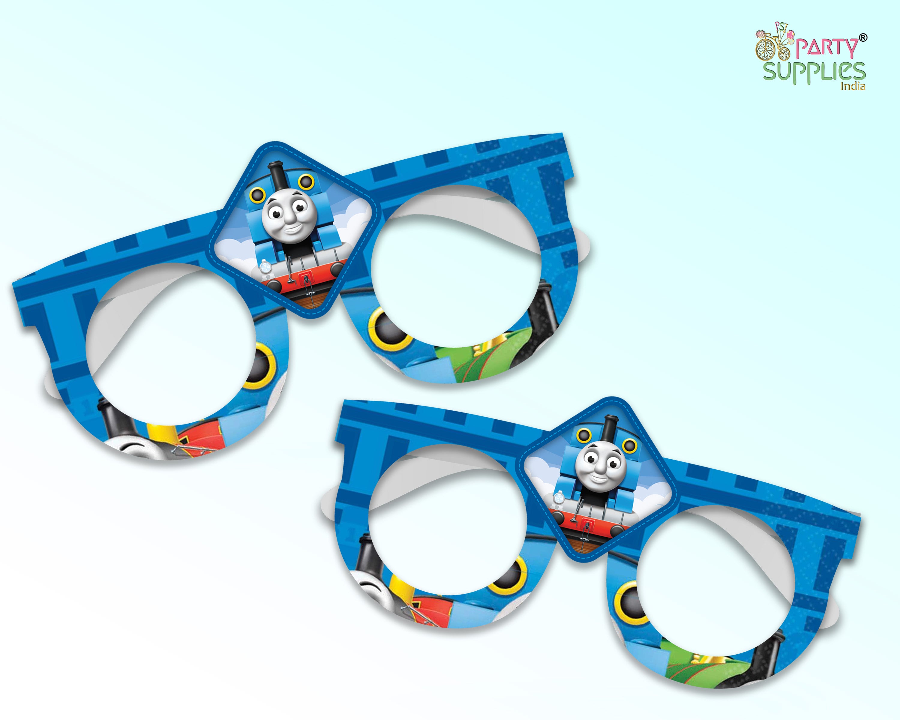 Thomas And Friends theme Birthday Party glasses