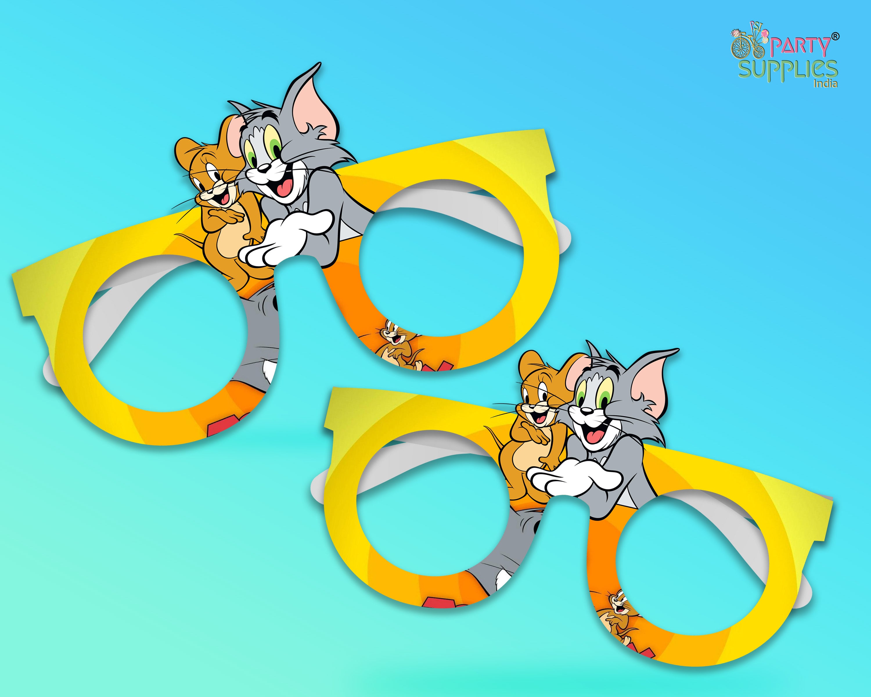 Tom & jerry Theme Birthday Party glasses
