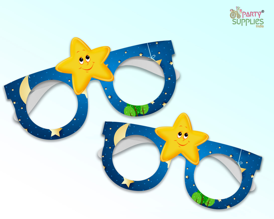 PSI Twinkle Twinkle  Little Star boy Theme Theme Birthday Party glasses