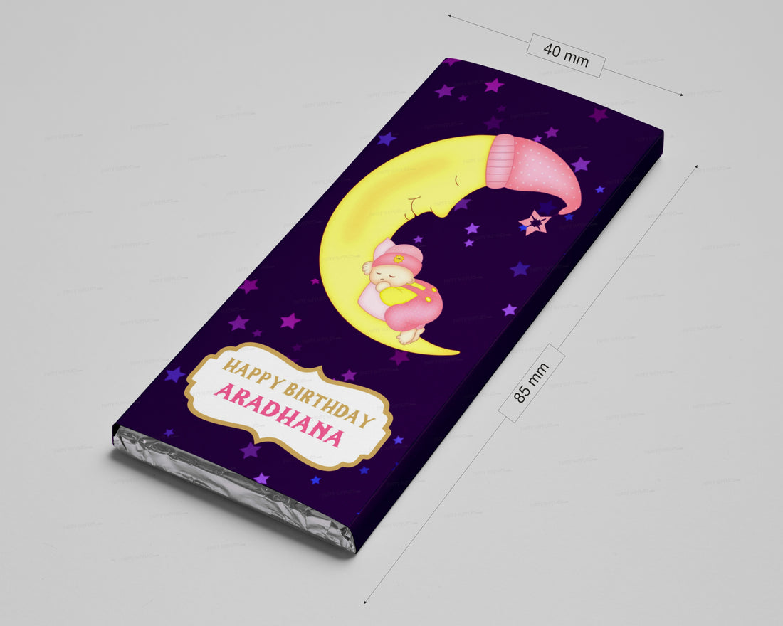 Twinkle Twinkle Little Star Girl Theme Home Made Chocolate Return Gifts