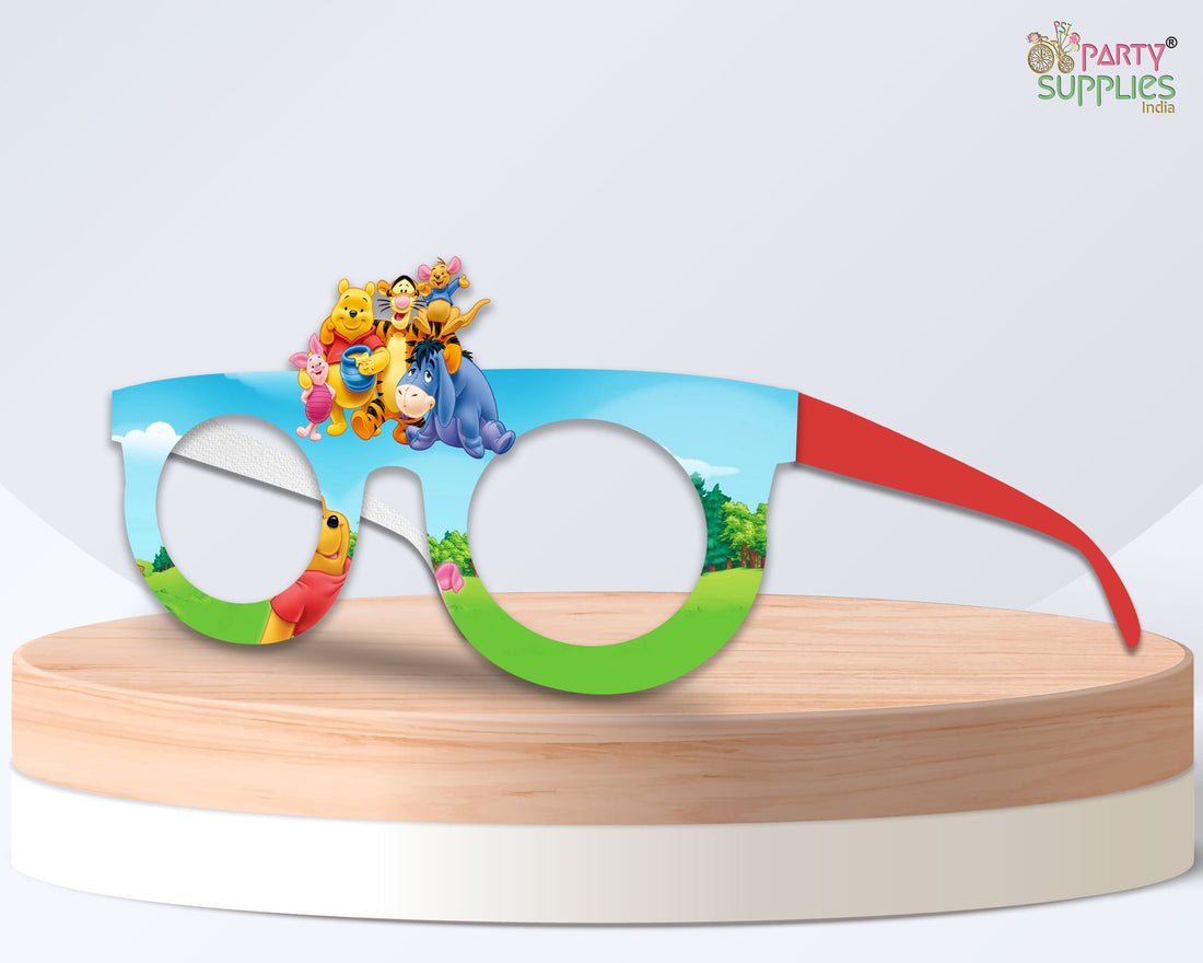 Winnie The Pooh theme Birthday Party glasses