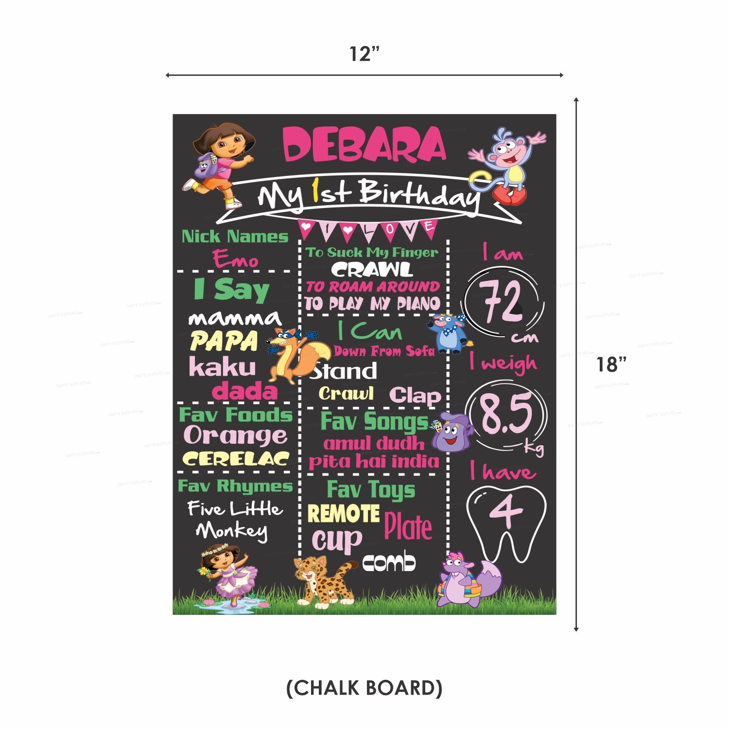 Dora The Explorer Theme Classic Kit