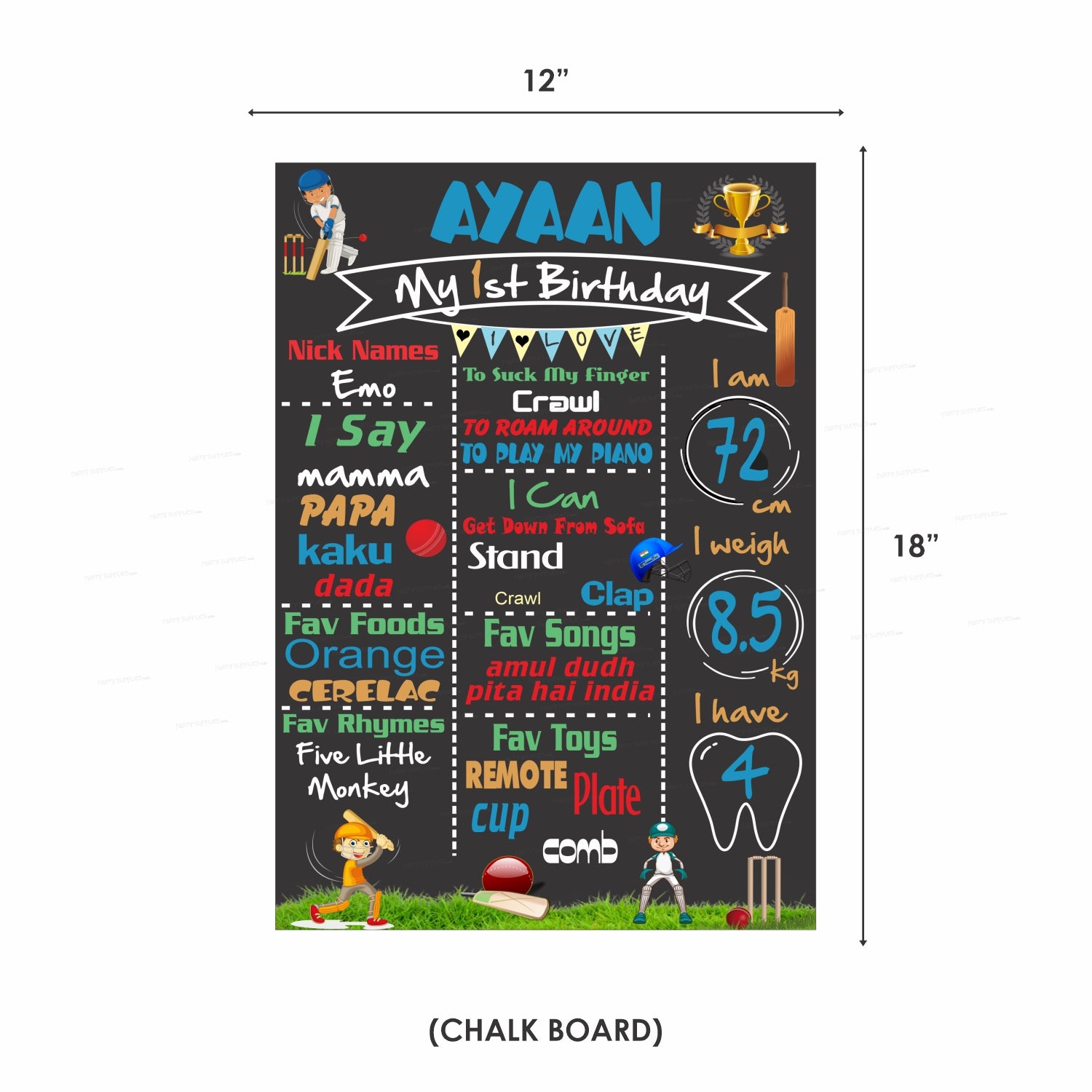 Cricket Theme Classic Kit