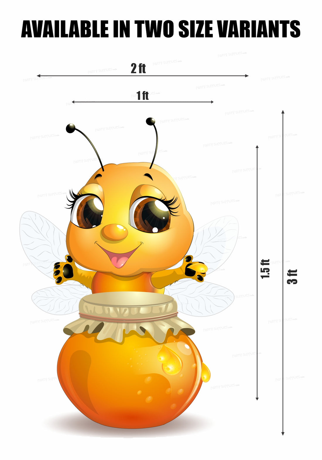 PSI Bumble Bee Theme Cutout - 12