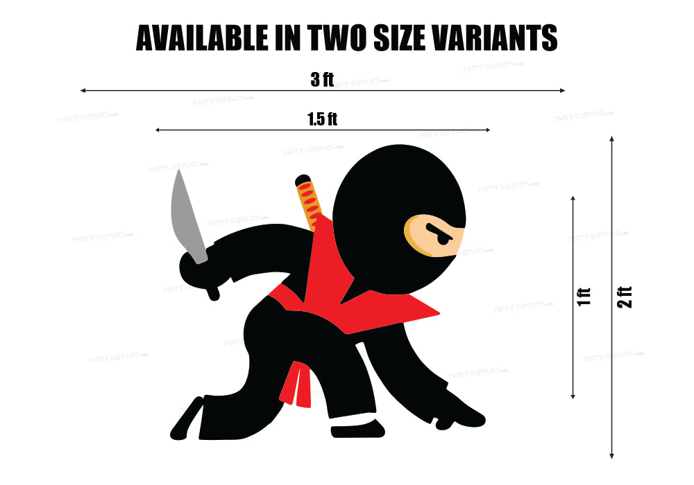 Ninja Theme Cutout NJA-16