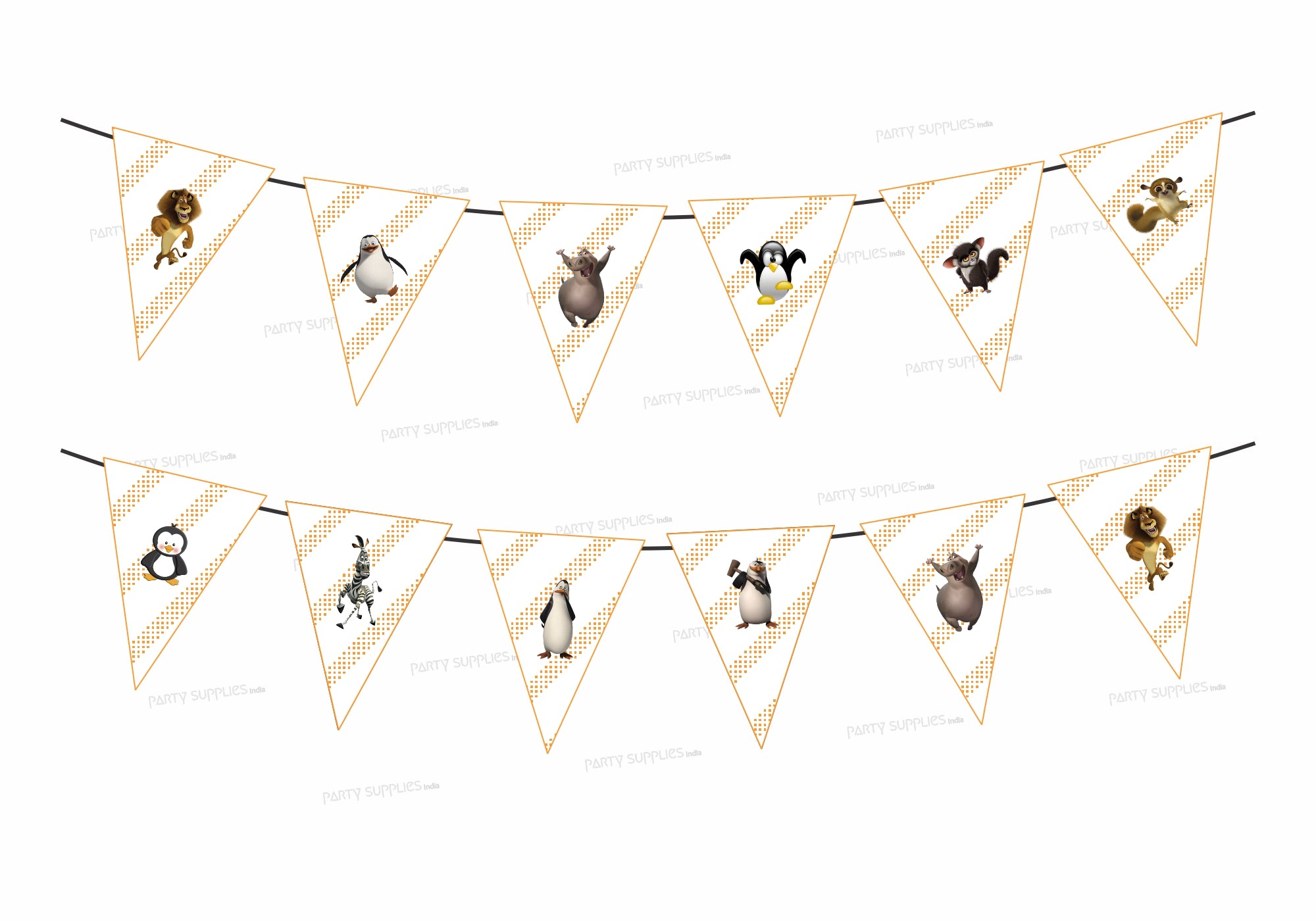 Penguin Theme Flag Bunting