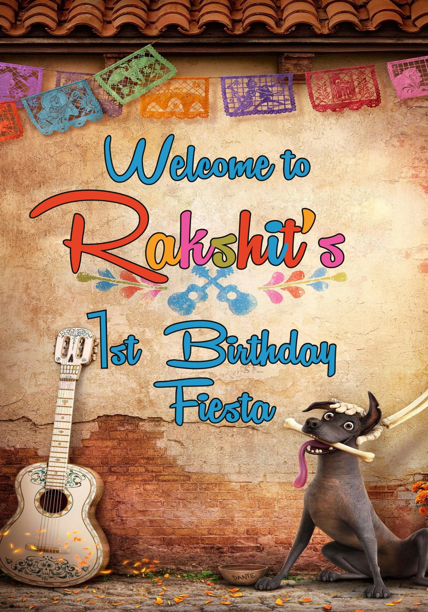 Coco Theme Welcome Board