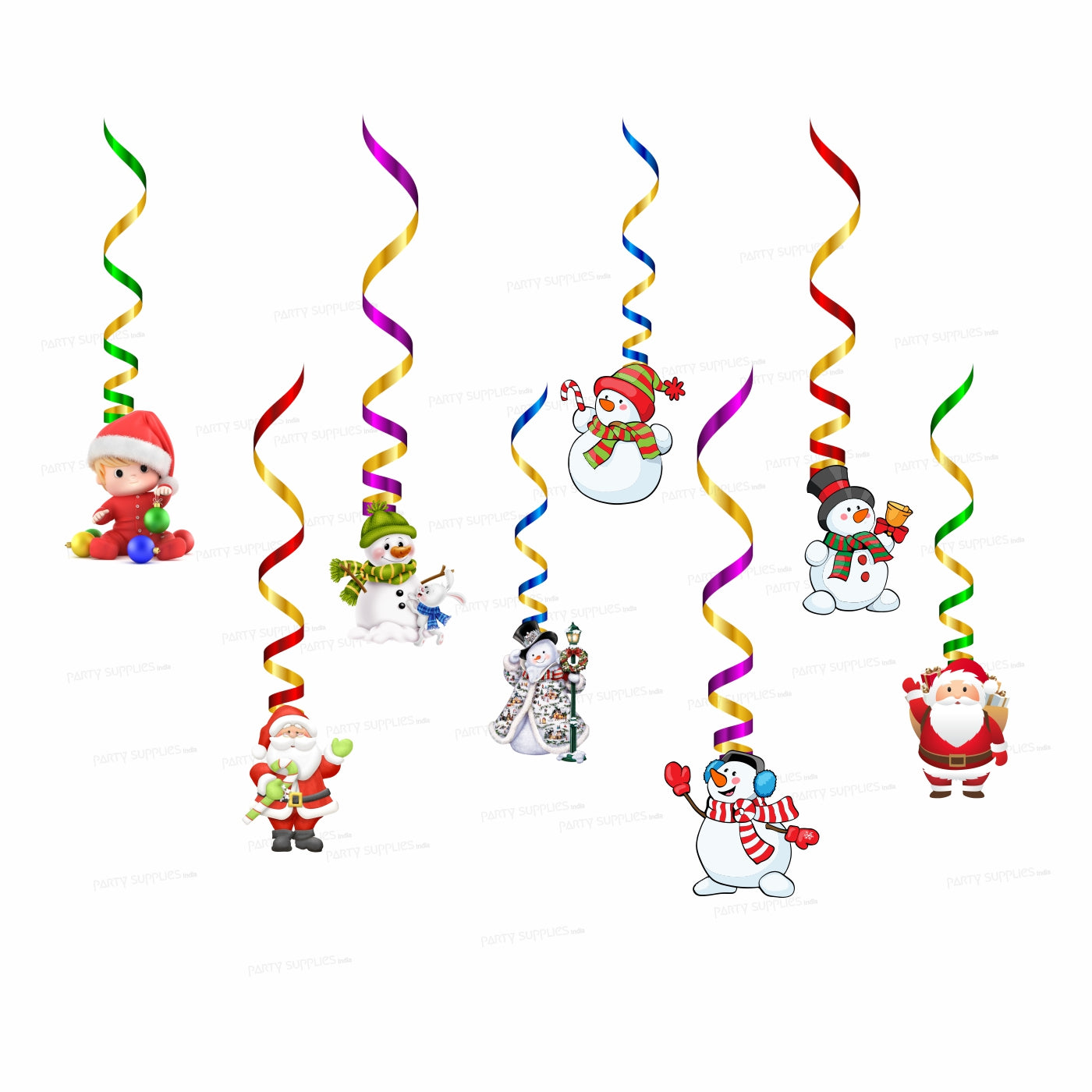 PSI Christmas Theme Swirls