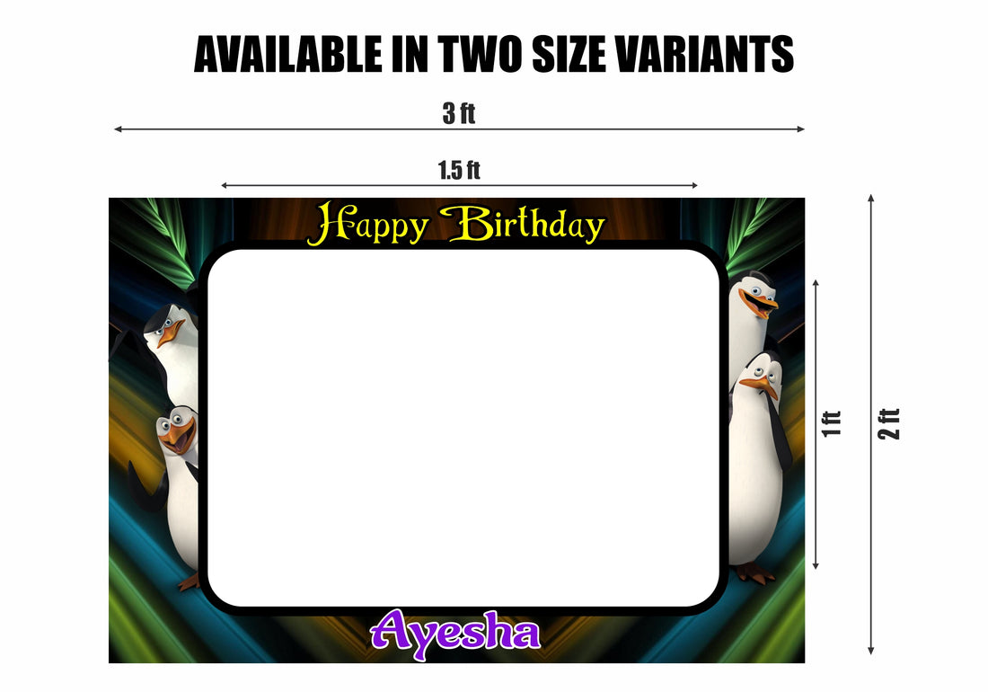 Penguin Theme Customized PhotoBooth