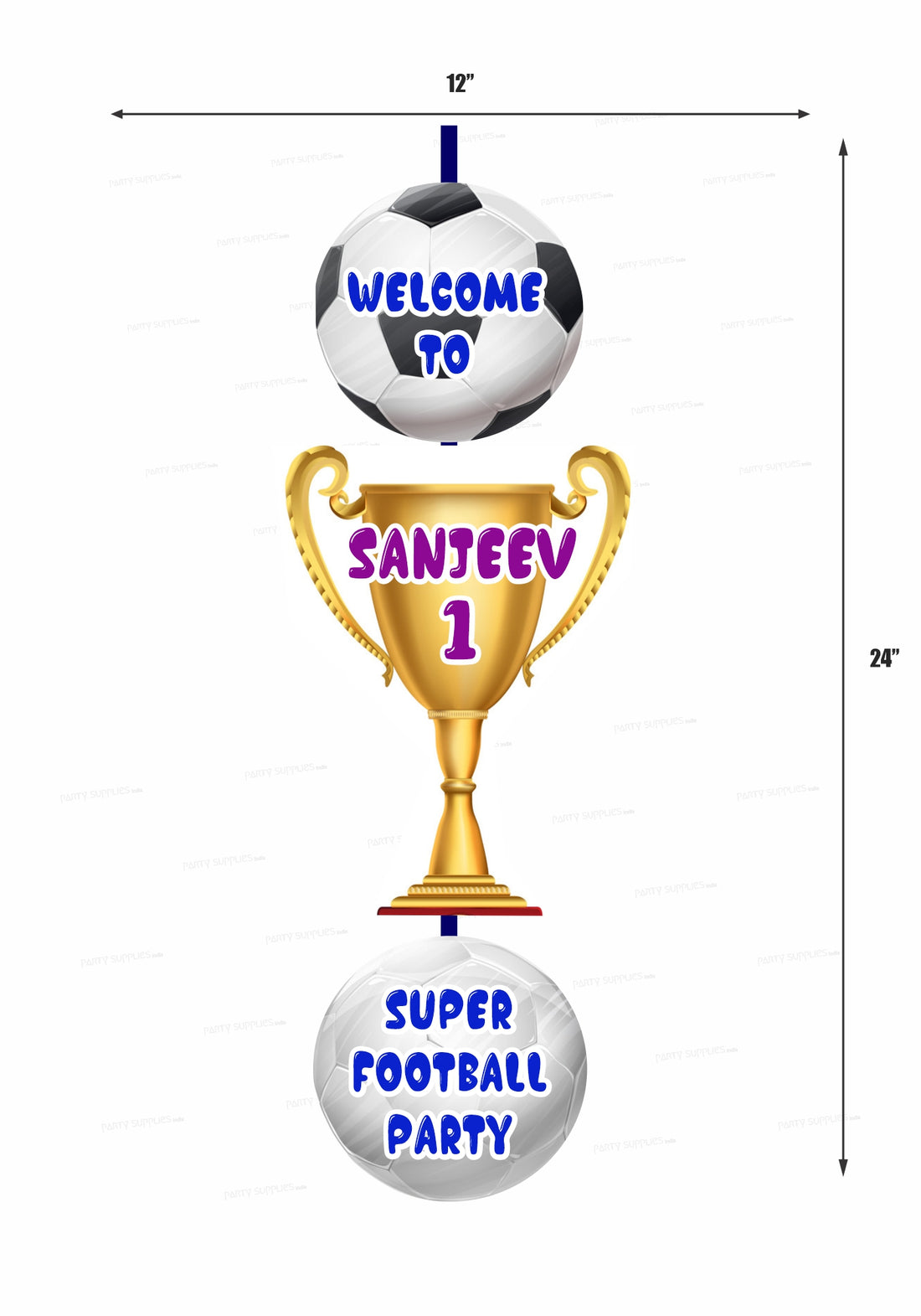 Football Theme Door Poster