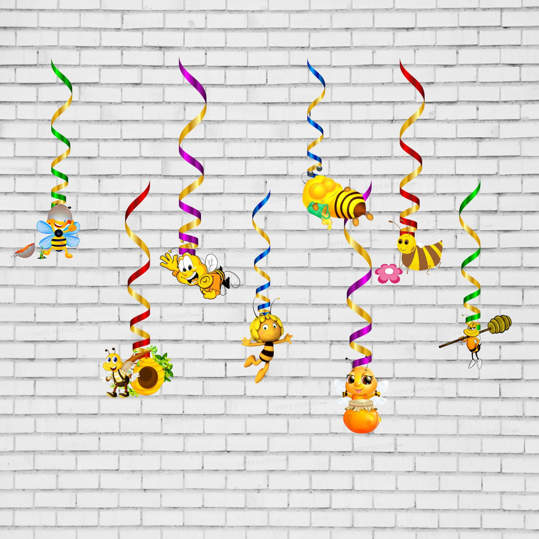 Bumble Bee Theme Swirls