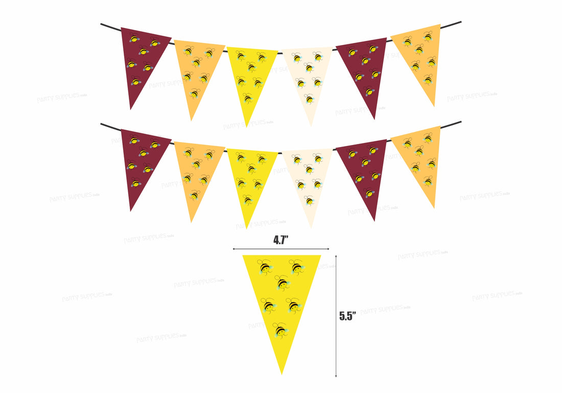 Bumble Bee Theme Flag Bunting