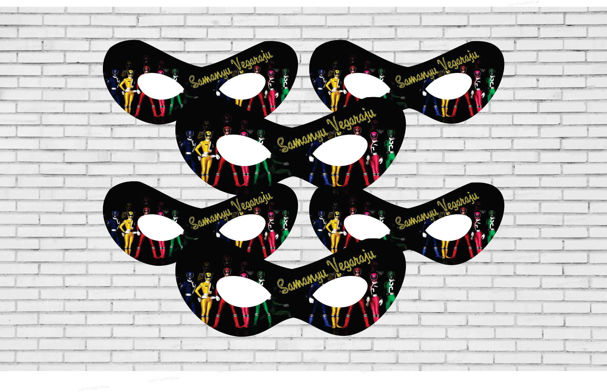 Power Rangers Theme Eye Mask
