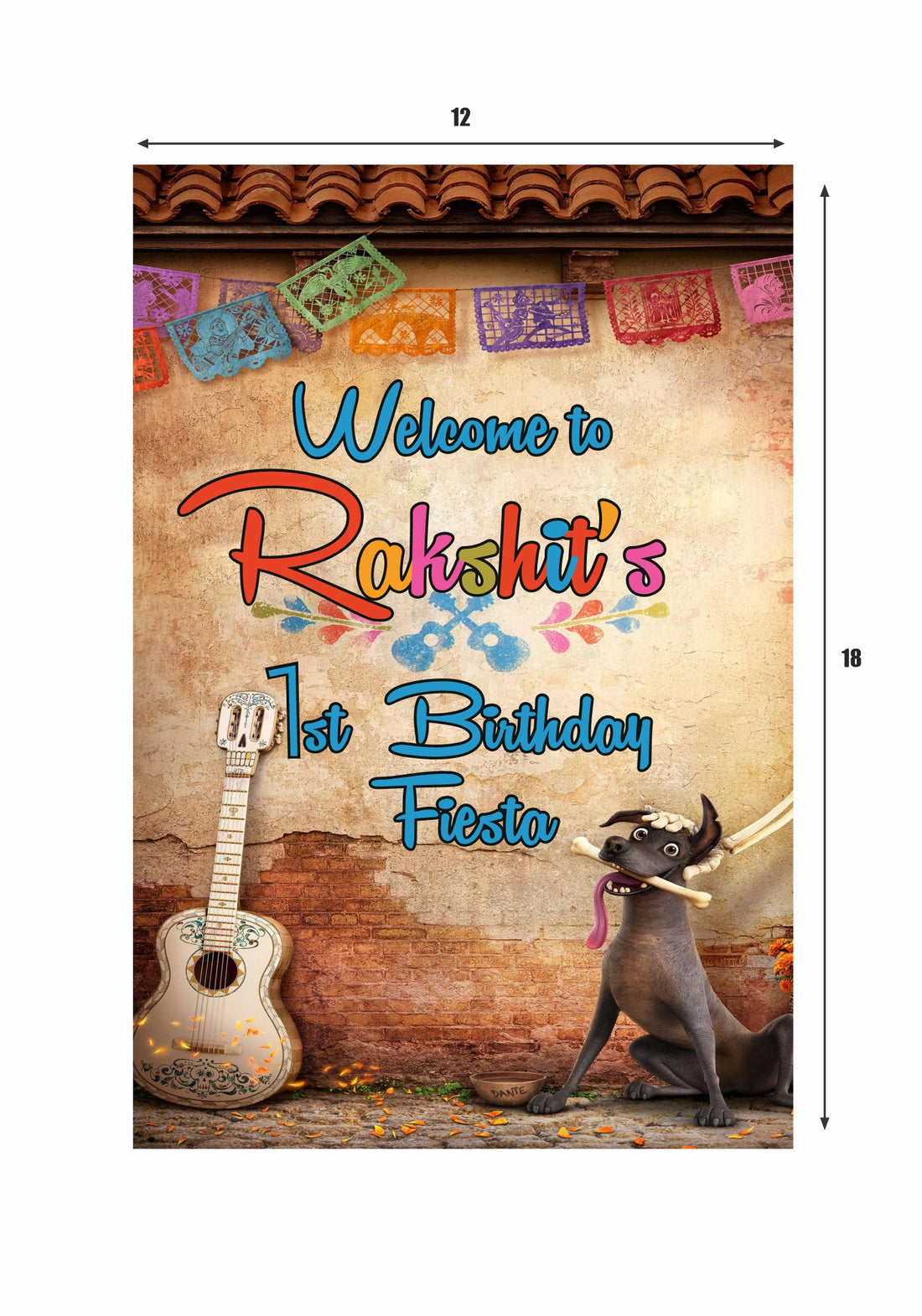 Coco Theme Welcome Board