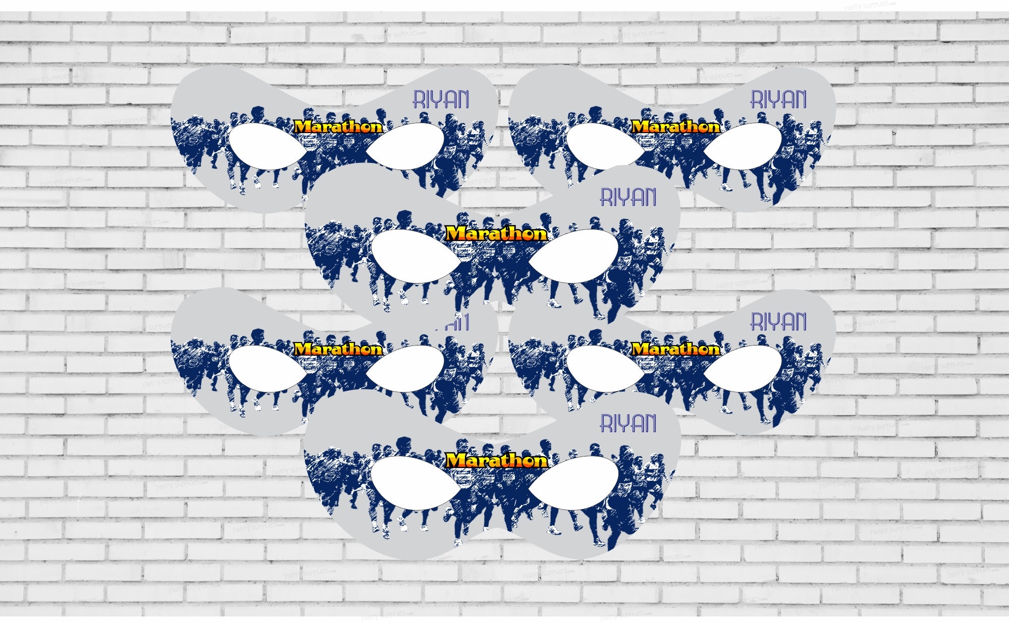 Marathon Theme Classic Eye Mask