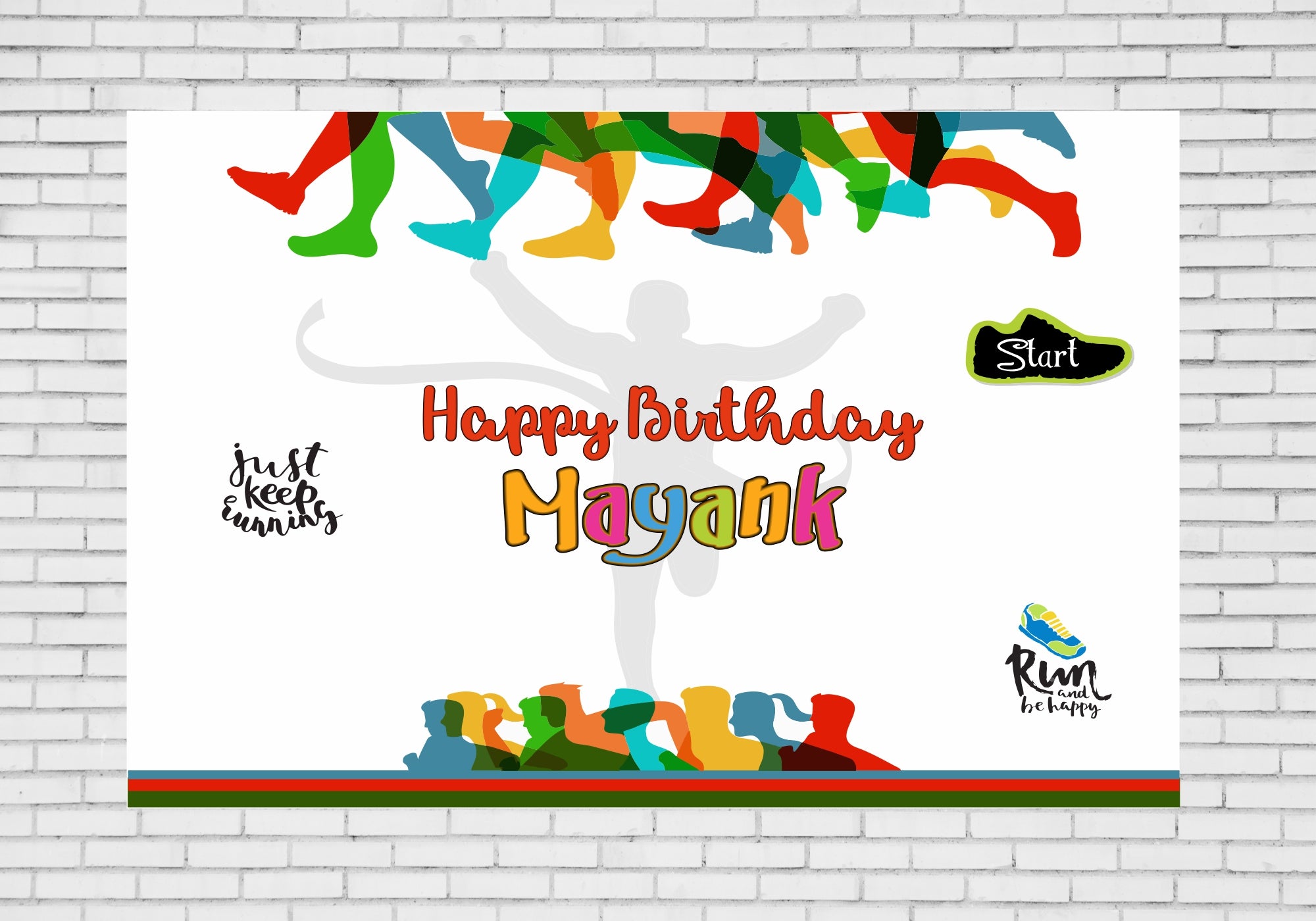 Marathon Theme Classic Backdrop