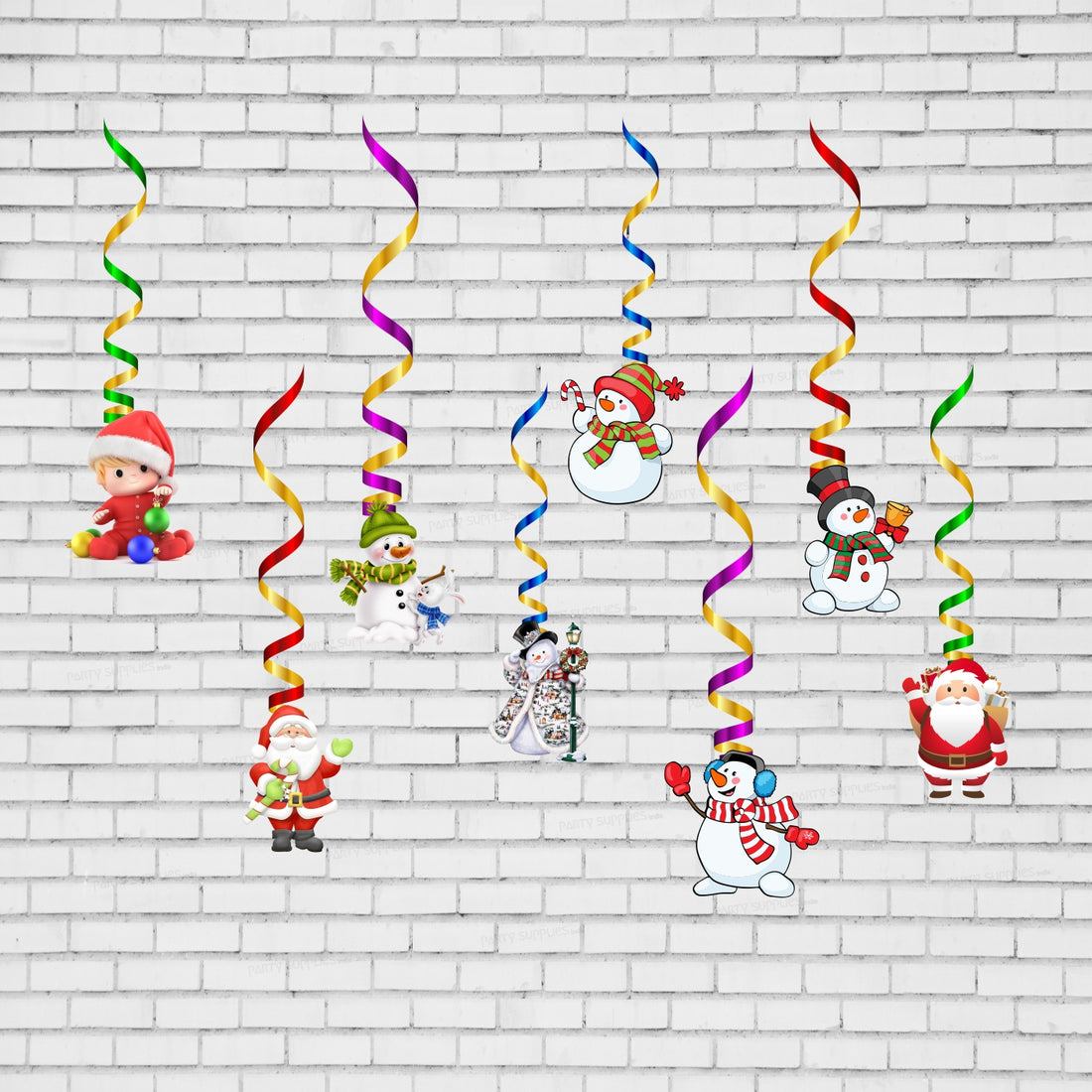 PSI Christmas Theme Swirls