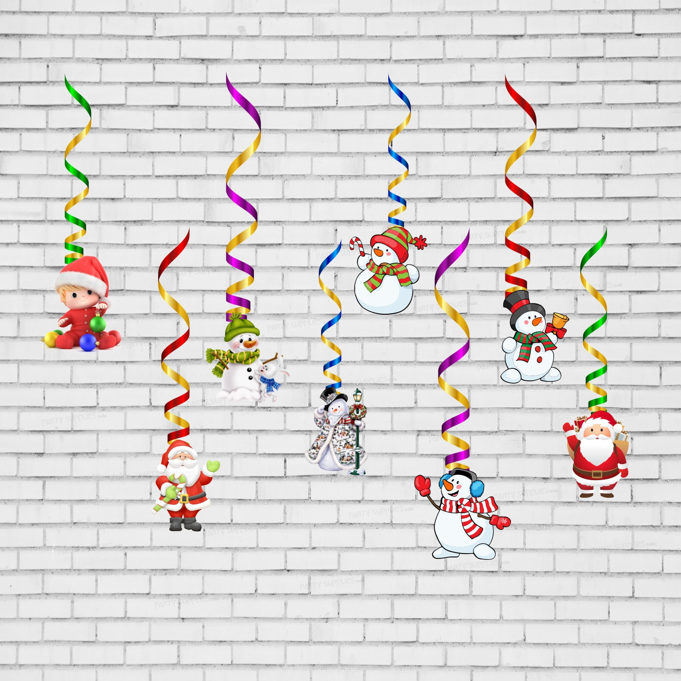 PSI Christmas Theme Swirls