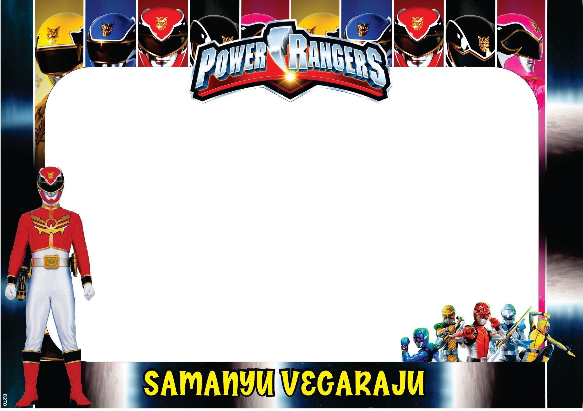 Power Rangers Theme PhotoBooth