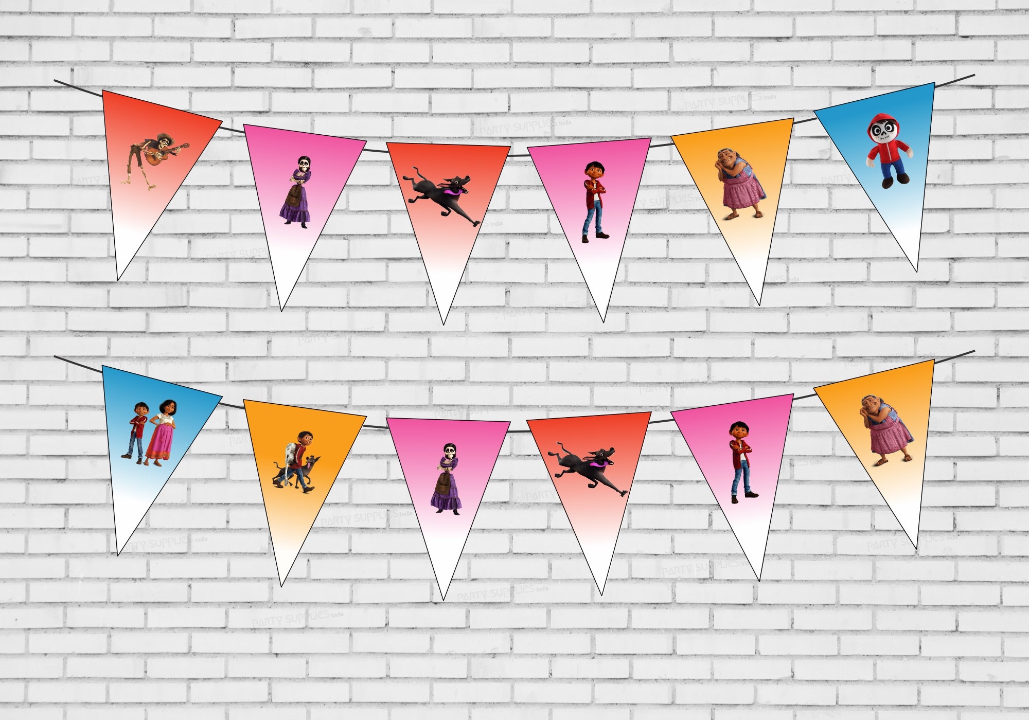 Coco Theme Flag Bunting