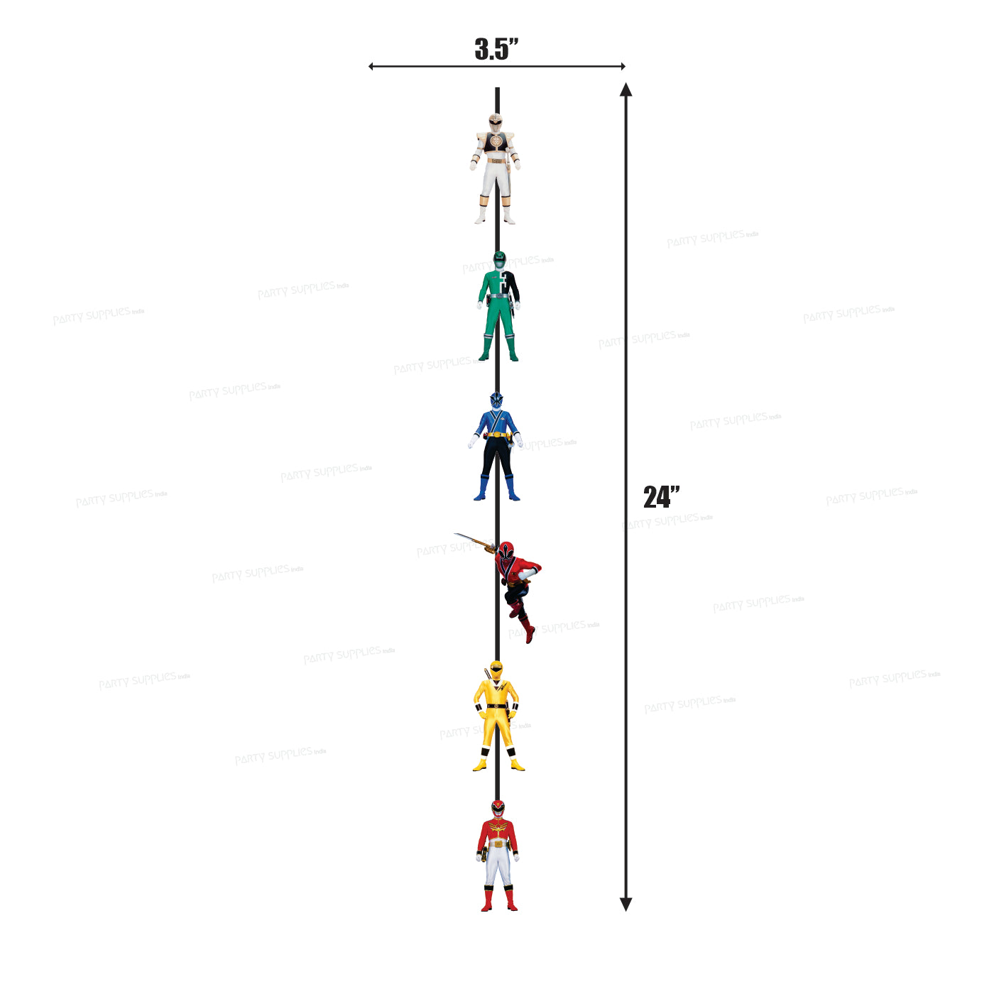 Power Rangers Theme Dangler