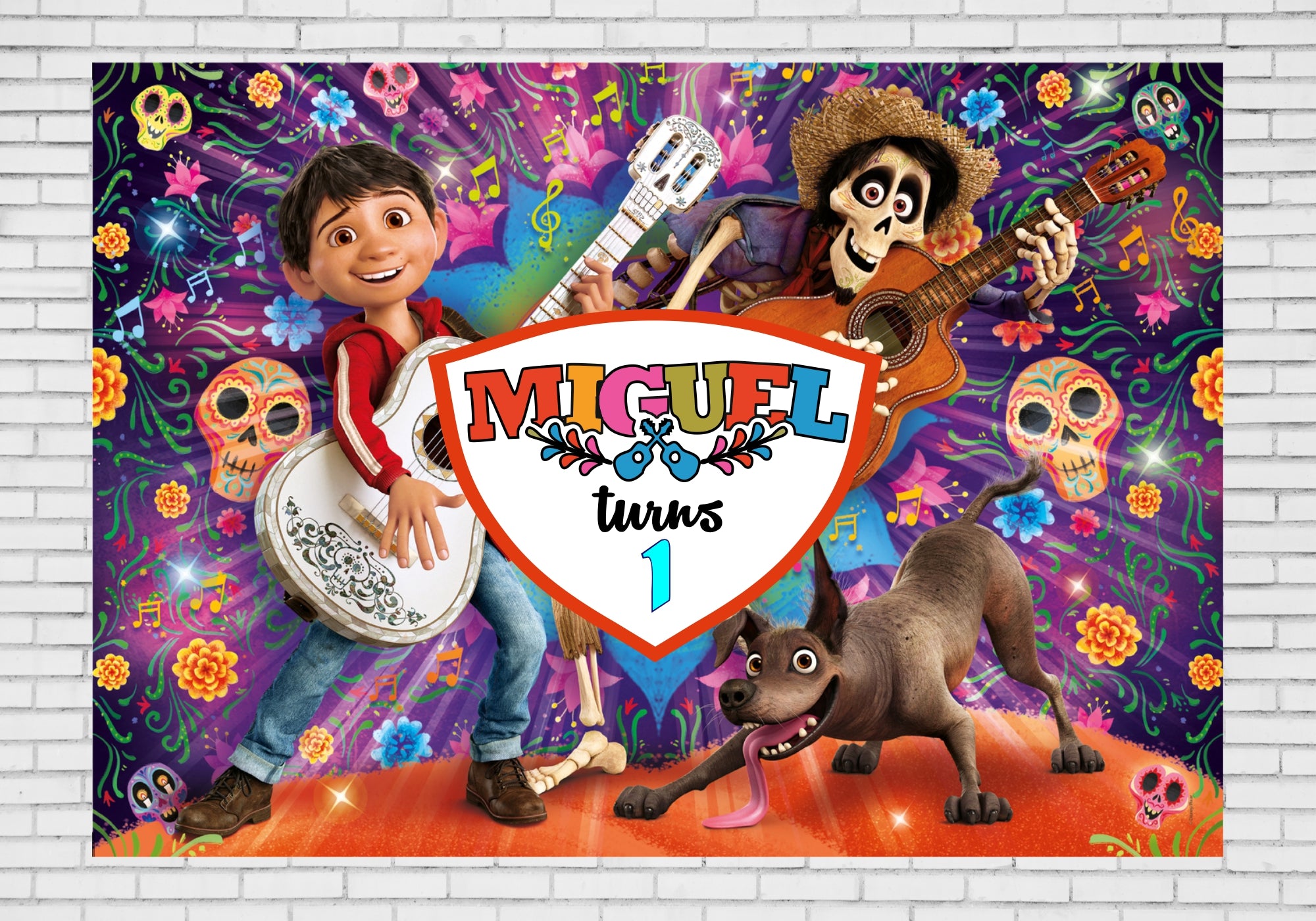 Coco Theme Backdrop