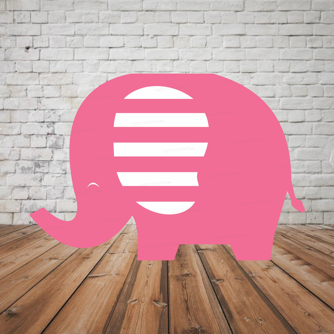 PSI Pink Elephant Theme Cutout - 03