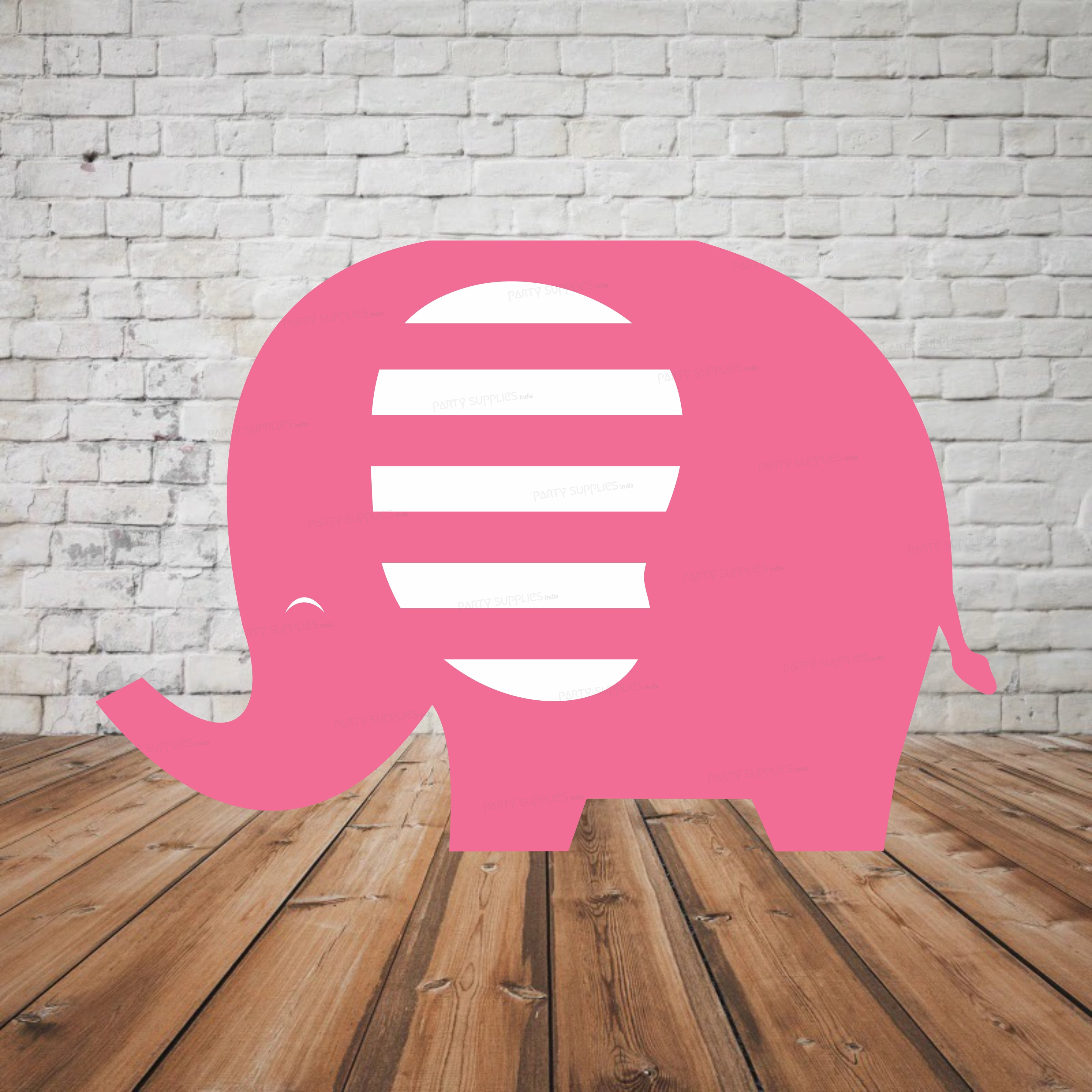 Pink Elephant Theme Cutout PNE-03