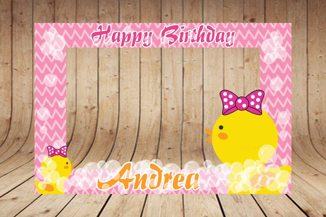 Duck Theme Girl Photobooth