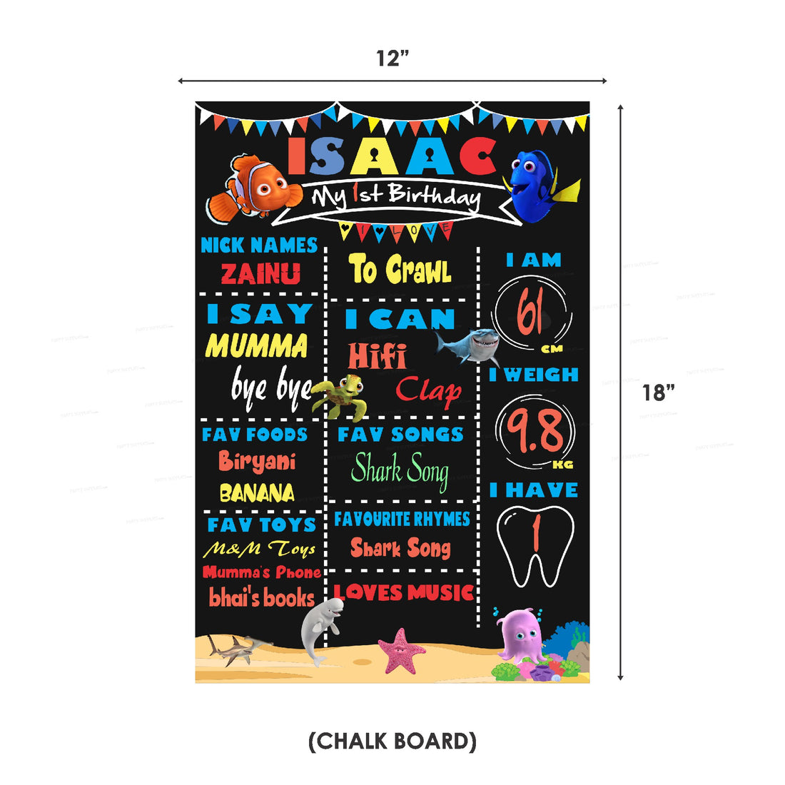 Nemo and Dory Theme Premium Kit