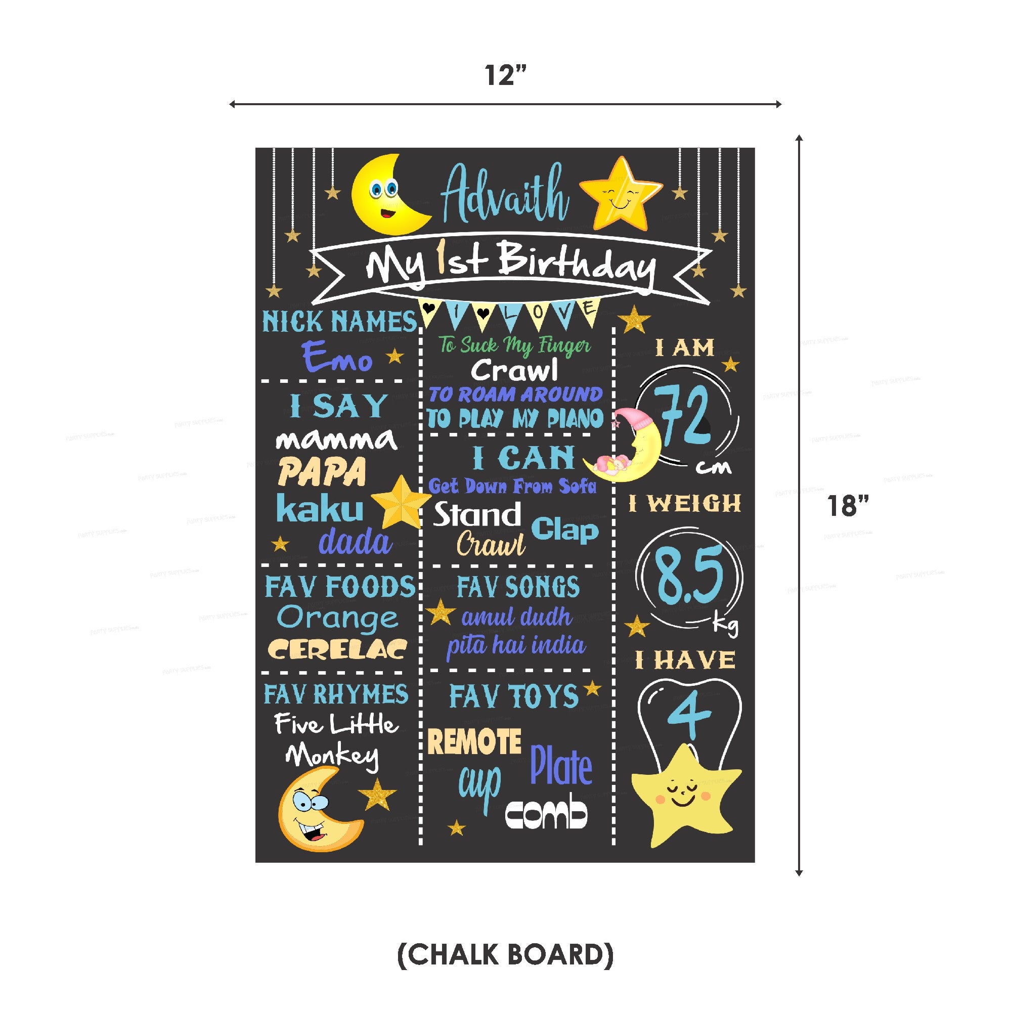 Twinkle Twinkle Little Star Boy Theme Premium Kit